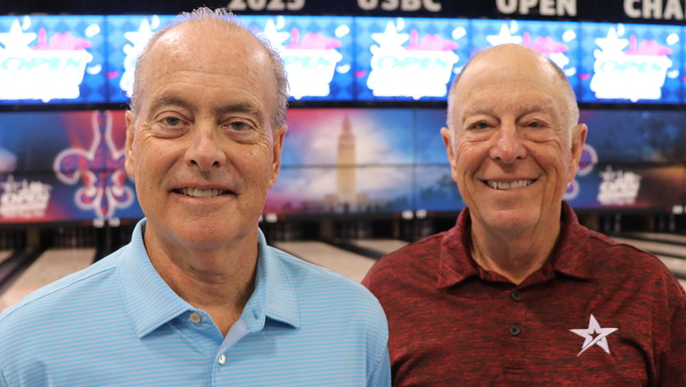 Steve Wright and Paul McCordic at the 2025 USBC Open Championships
